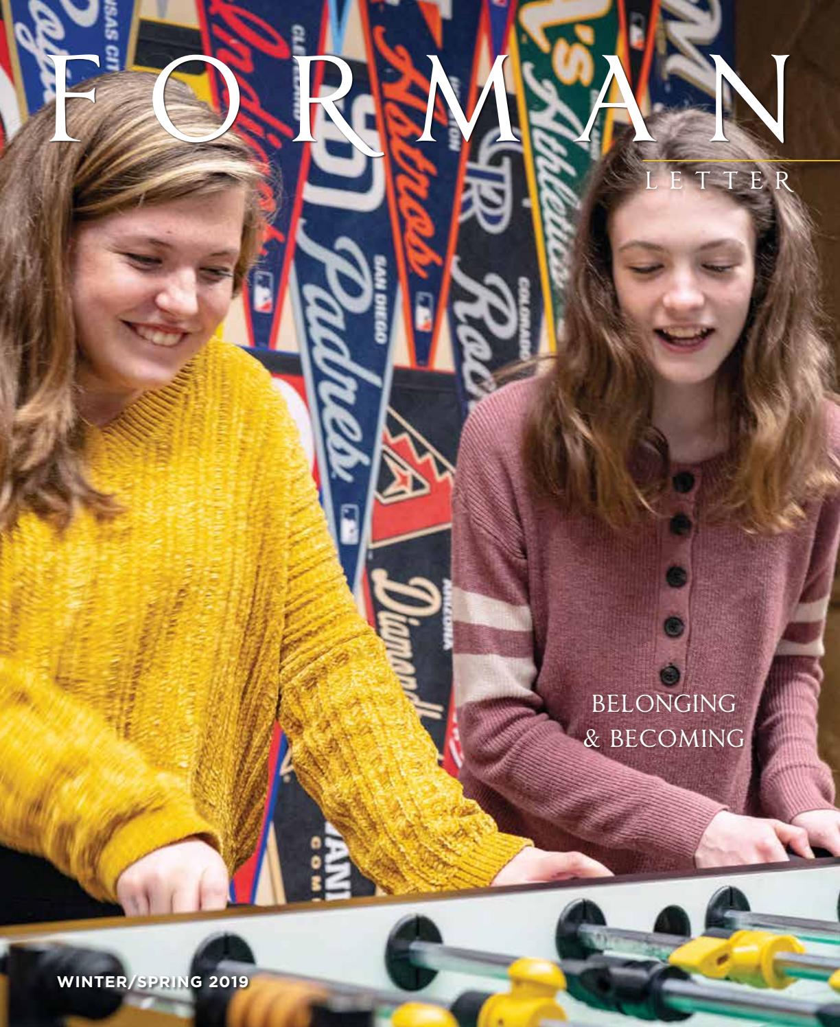 2019 Winter/Spring Forman Letter by Forman School Issuu