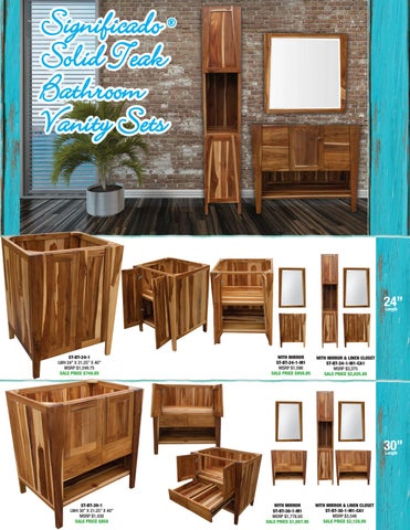 EcoDecors 家具目录 · Solid Teak 实木 第 3 页