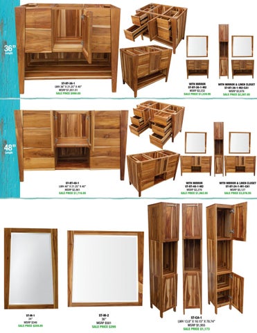 EcoDecors 家具目录 · Solid Teak 实木 第 4 页