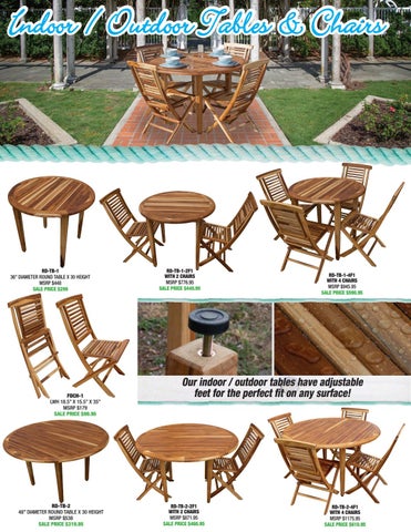 EcoDecors 家具目录 · Solid Teak 实木 第 9 页