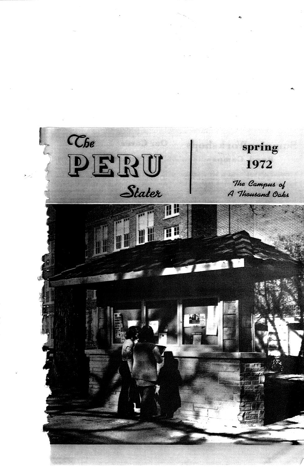 1972 The Peru Stater (Nebraska) by Peru State College Library Issuu