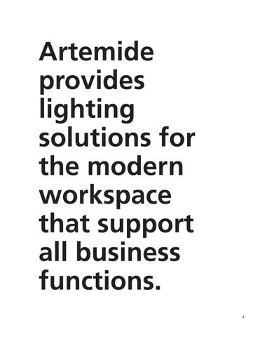 Artemide Workspace 灯饰 Solutions 第 5 页