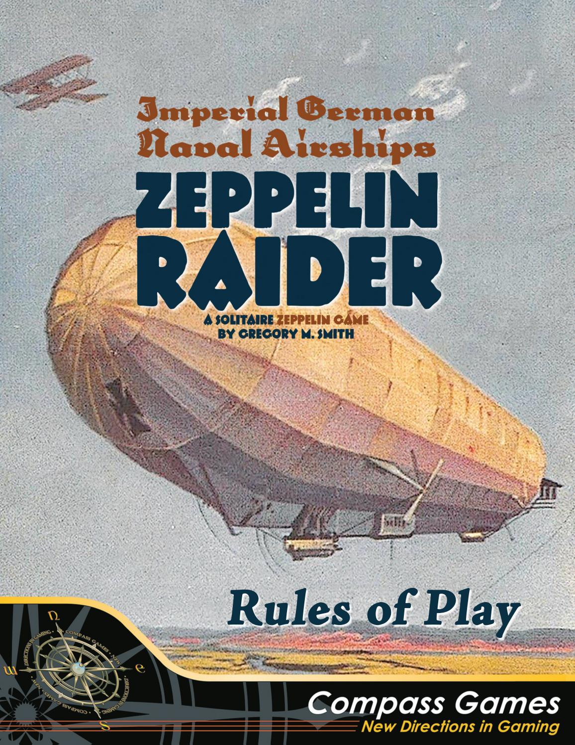 ZEPPELIN RAIDER Rules Booklet by consimworld Issuu