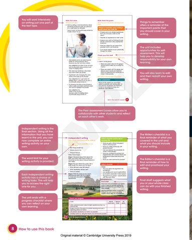 Cambridge Grammar and Writing Skills Learner's book 8 sample by ...
