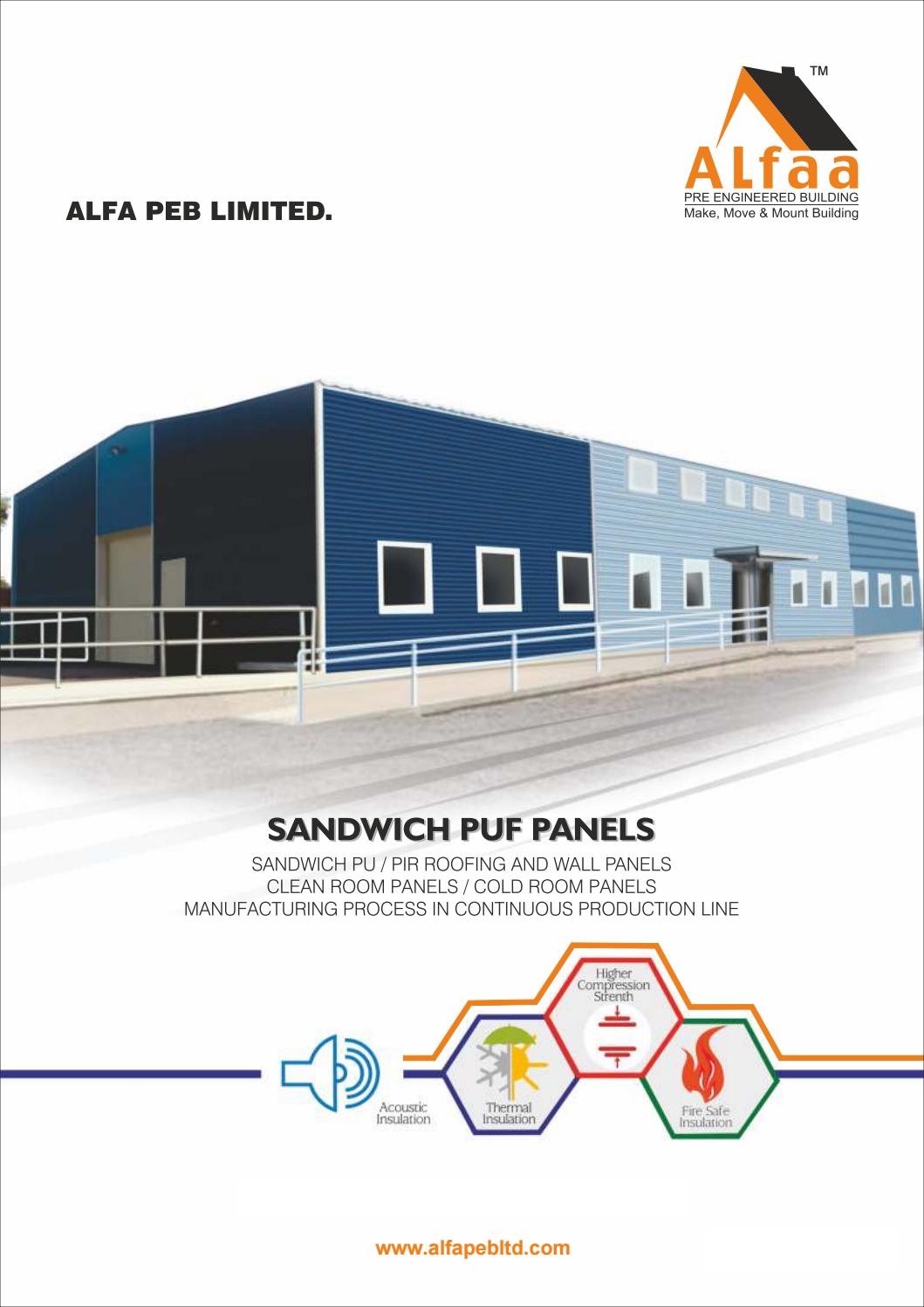 Alfa PEB Limited – Sandwich Puf Panels Manufacturers in Bangalore ...