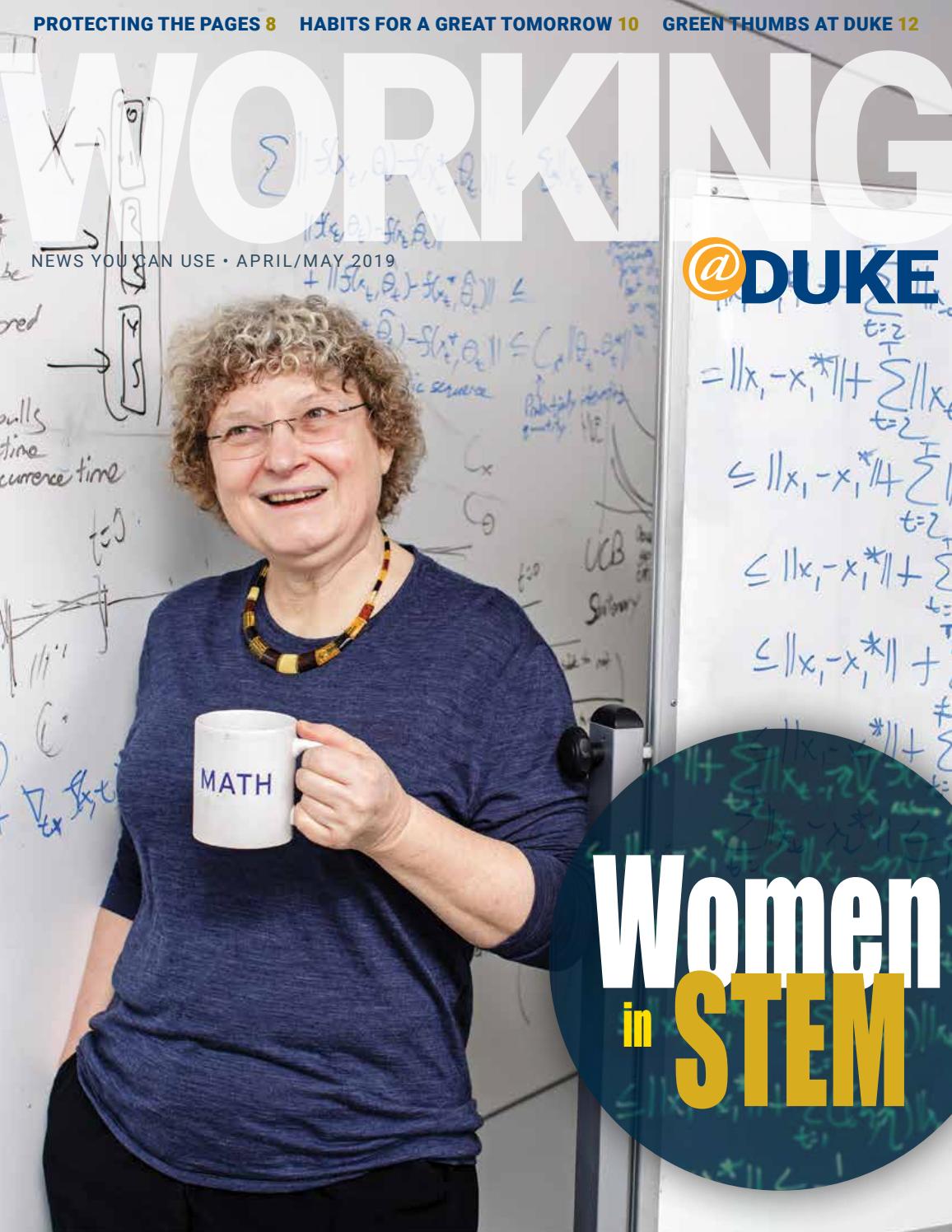 April/May 2019 Working@Duke by Working Duke - Issuu