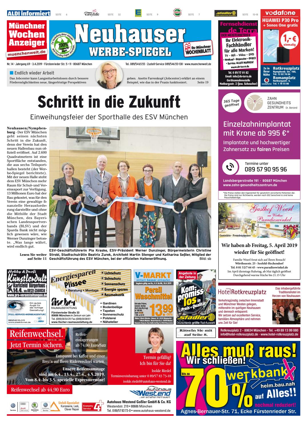 Kw 14 2019 By Wochenanzeiger Medien Gmbh Issuu