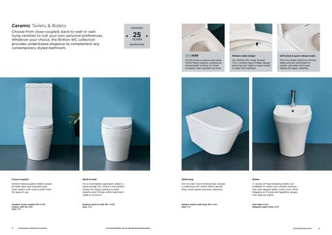 Britton 现代 卫浴 Solutions 2019 手册 第 8 页
