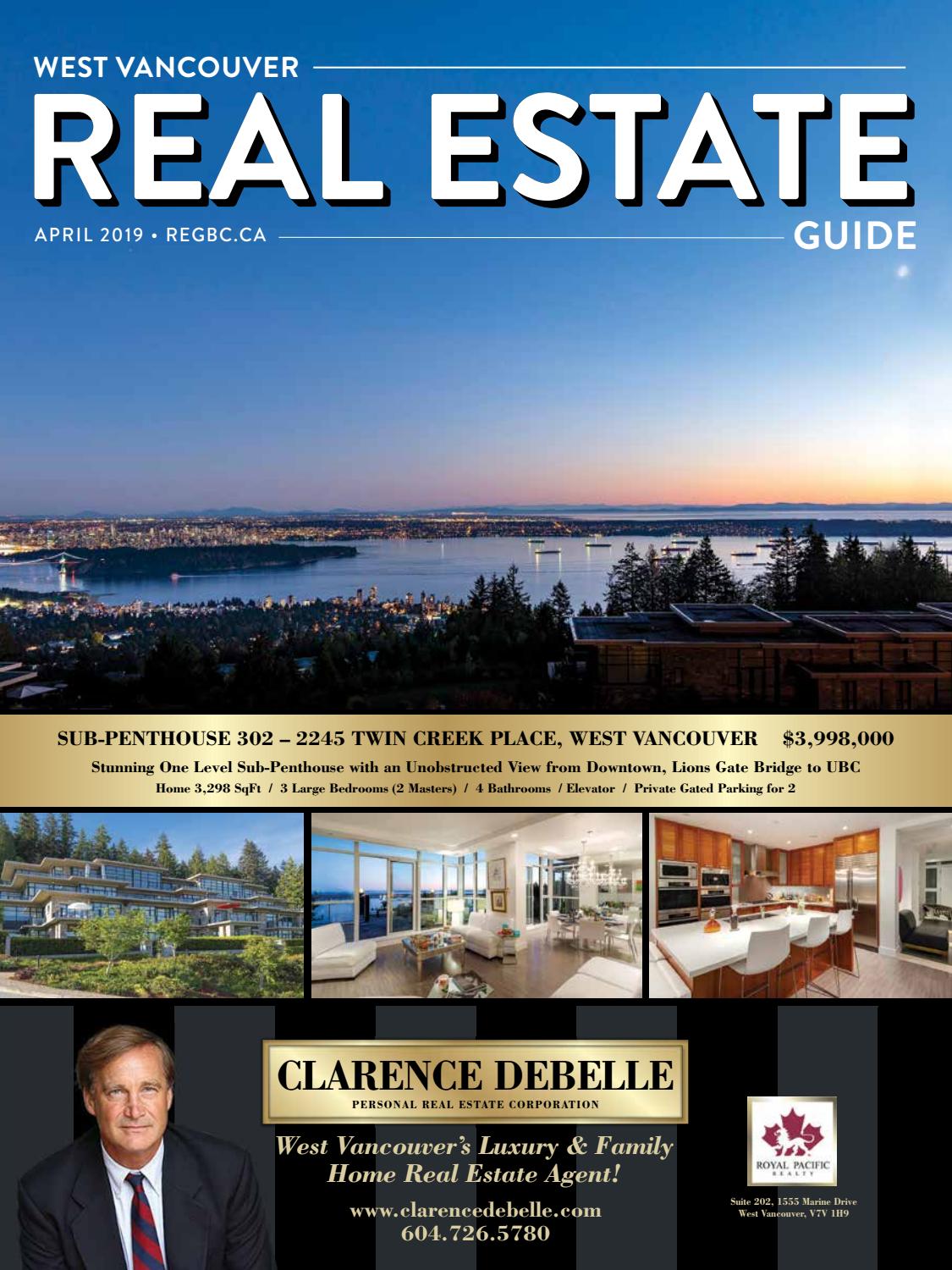 West Vancouver Real Estate Guide April 2019 by British Columbia Real