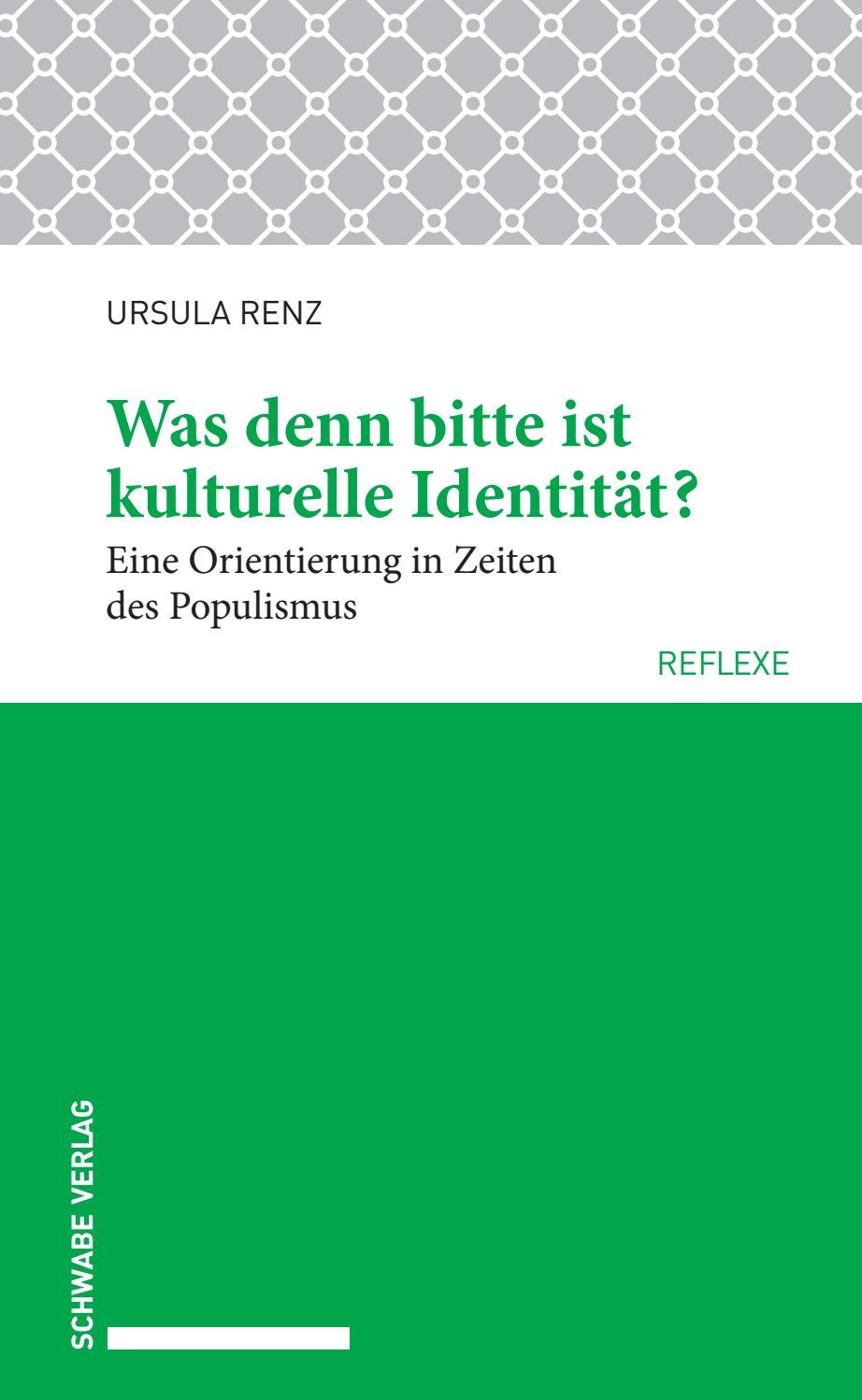 Was denn bitte ist kulturelle Identität? by Schwabe Verlag - Issuu