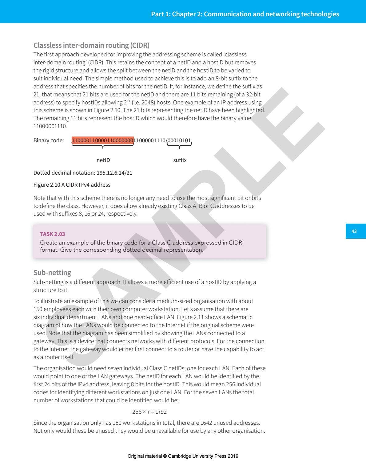Cambridge International AS/A L Level Computer Science sample by ...