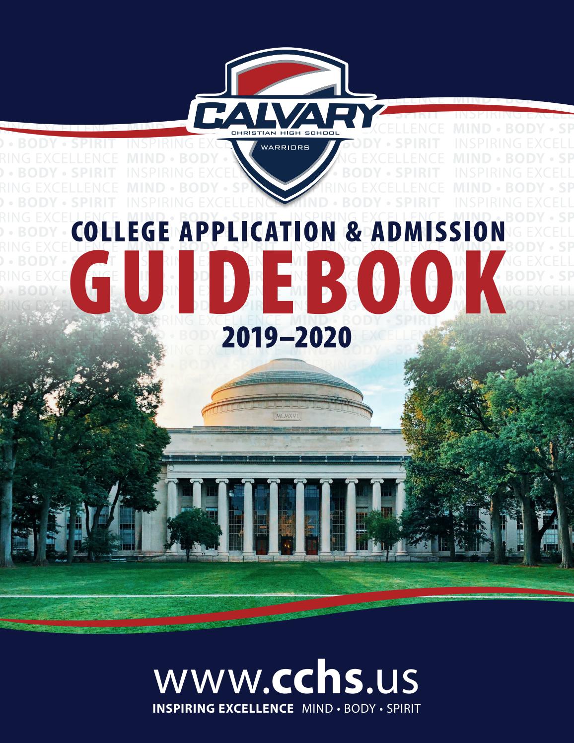 20192020 CCHS College Application & Admission Guidebook by warriors1