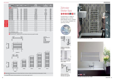 Zehnder Radiators and Towel Warmers Profession 家具手册 第 10 页