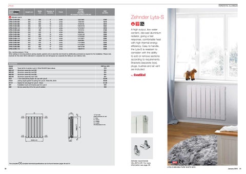 Zehnder Radiators and Towel Warmers Profession 家具手册 第 16 页