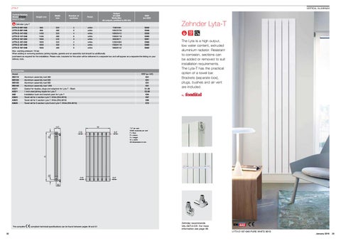 Zehnder Radiators and Towel Warmers Profession 家具手册 第 17 页