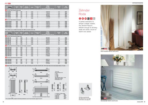 Zehnder Radiators and Towel Warmers Profession 家具手册 第 18 页