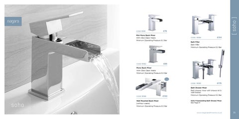 Niagara Taps × Showers 家具手册 2019 第 16 页