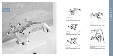 Niagara Taps × Showers 家具手册 2019 第 24 页