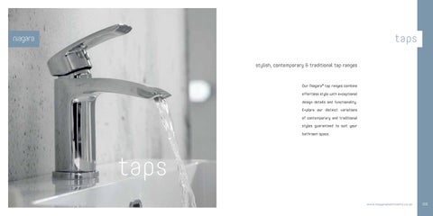 Niagara Taps × Showers 家具手册 2019 第 3 页