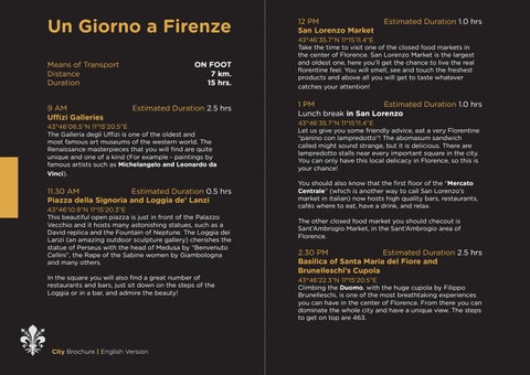 Un Giorno a Firenze (A Day in Florence) 第 12 页