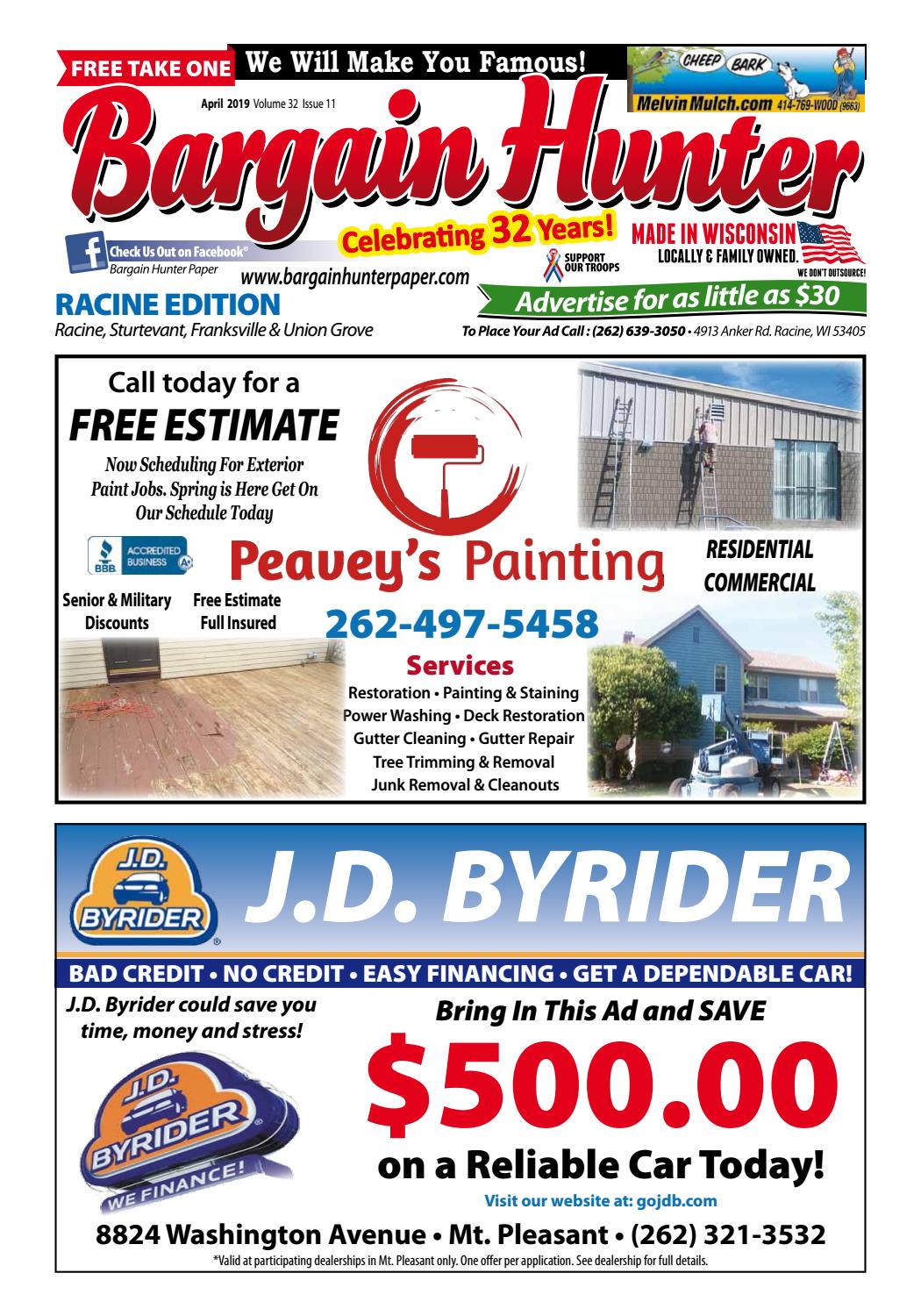 Bargain Hunter Racine April 2019 By Jeff Scott Issuu