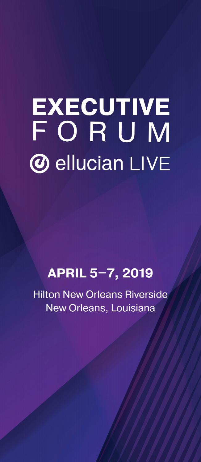 Ellucian Live 2019 Agenda del Foro Ejecutivo by Virtual Educa Issuu