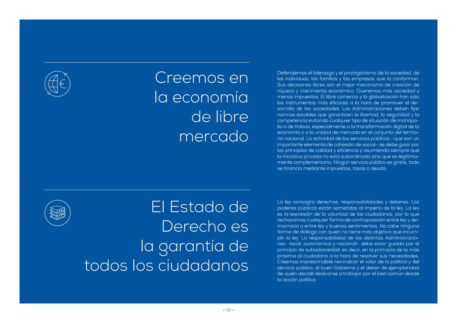 Programa Electoral Del PP Para Las Elecciones Generales 2019 By