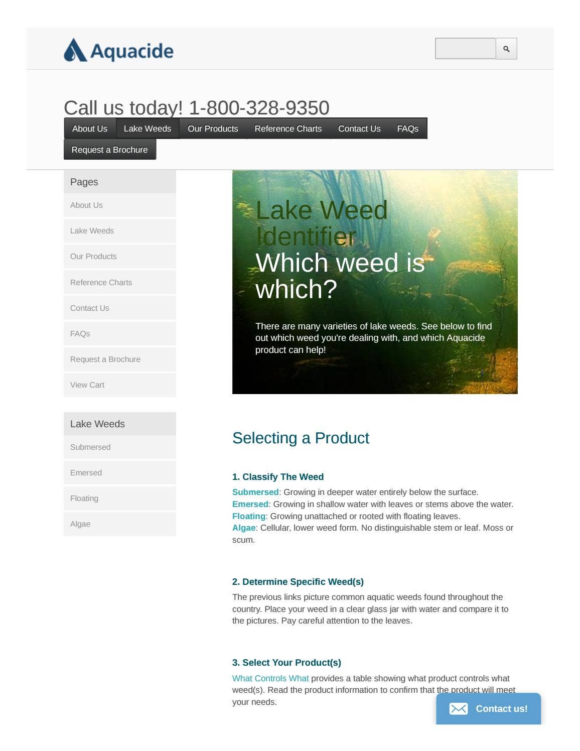 Pond Weed Identification Aquacide by kanew396 Issuu