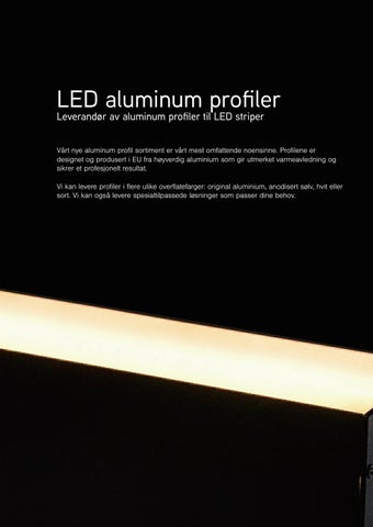 Aluminium- og plastprofiler for LED striper 第 2 页