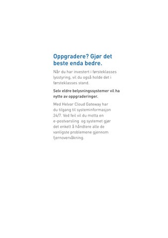 Helvar Cloud Gateway 第 7 页