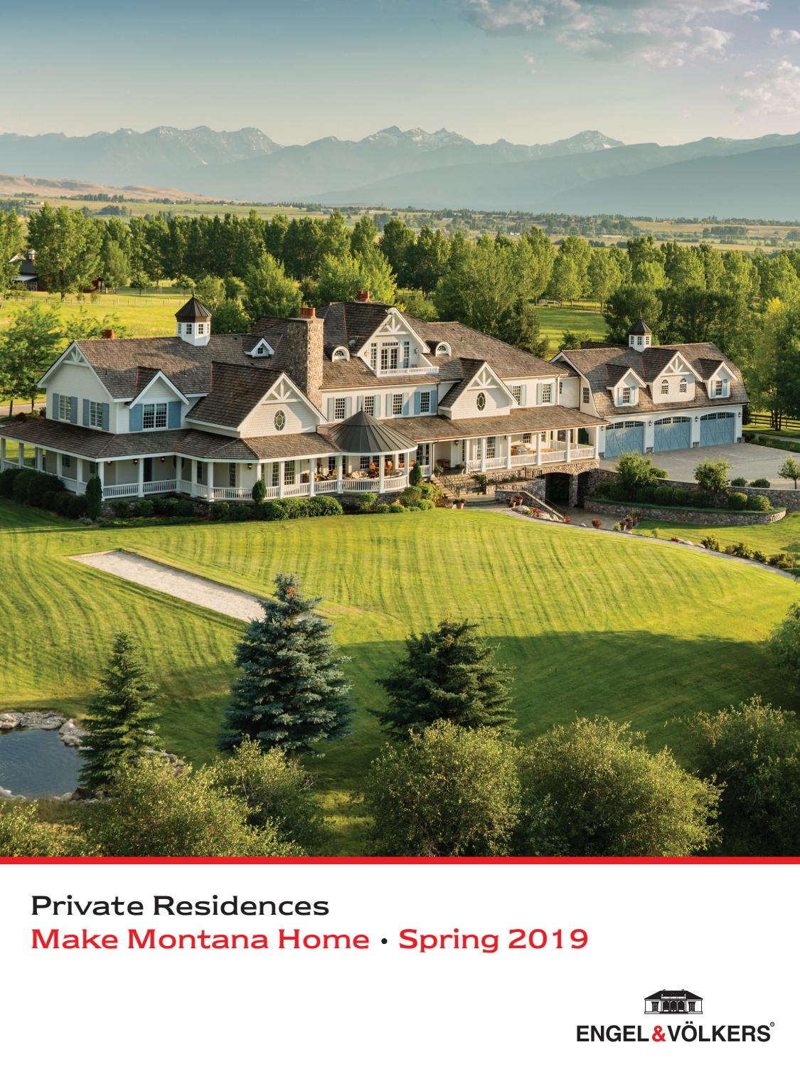 Private Residences Make Montana Home Spring 2019 By