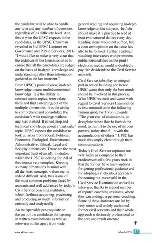 EXECUTIVE KNOWLEDGE LINES March 2019 第 11 页