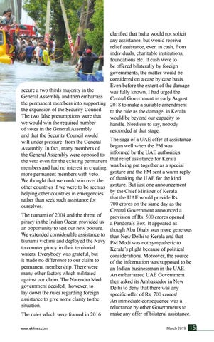 EXECUTIVE KNOWLEDGE LINES March 2019 第 15 页