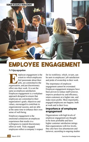 EXECUTIVE KNOWLEDGE LINES March 2019 第 24 页