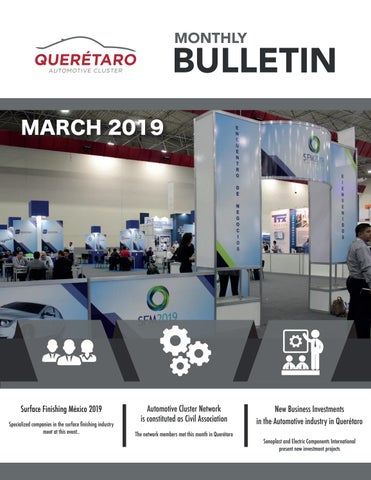 Monthly Bulletin March 2019 By Cluster Automotriz De Queretaro Issuu