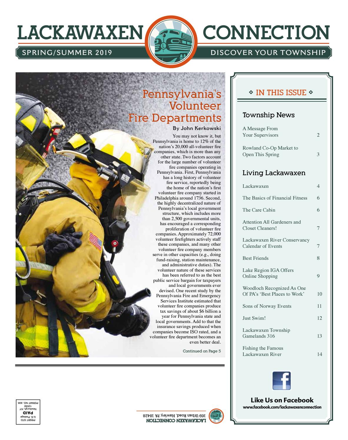 Lackawaxen Connection Spring/Summer 2019 by Niki Jones Agency, Inc. Issuu