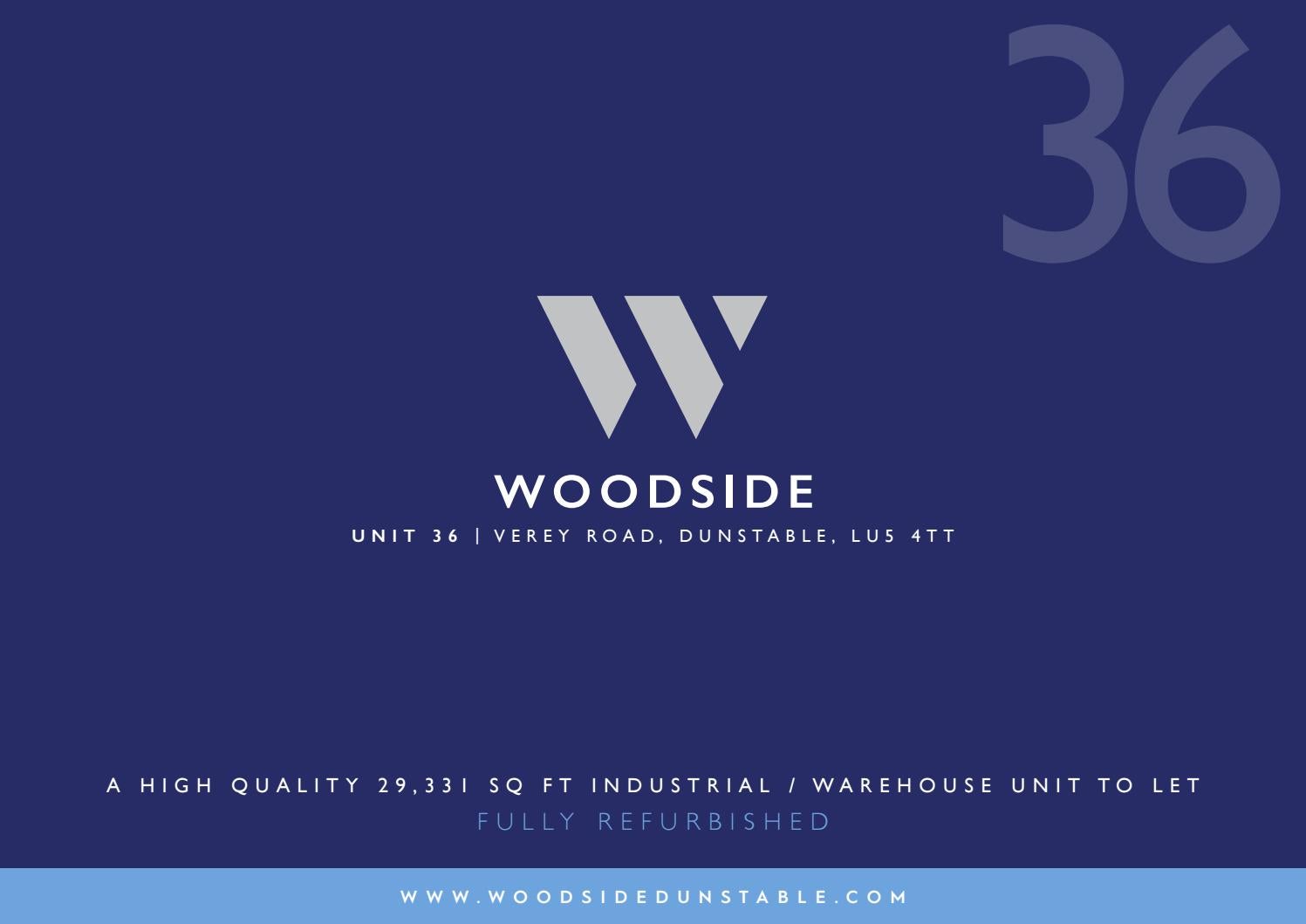 Woodside Industrial Estate Dunstable / WAREHOUSE UNIT TO LET FULLY REFURBISHED by John Jewson