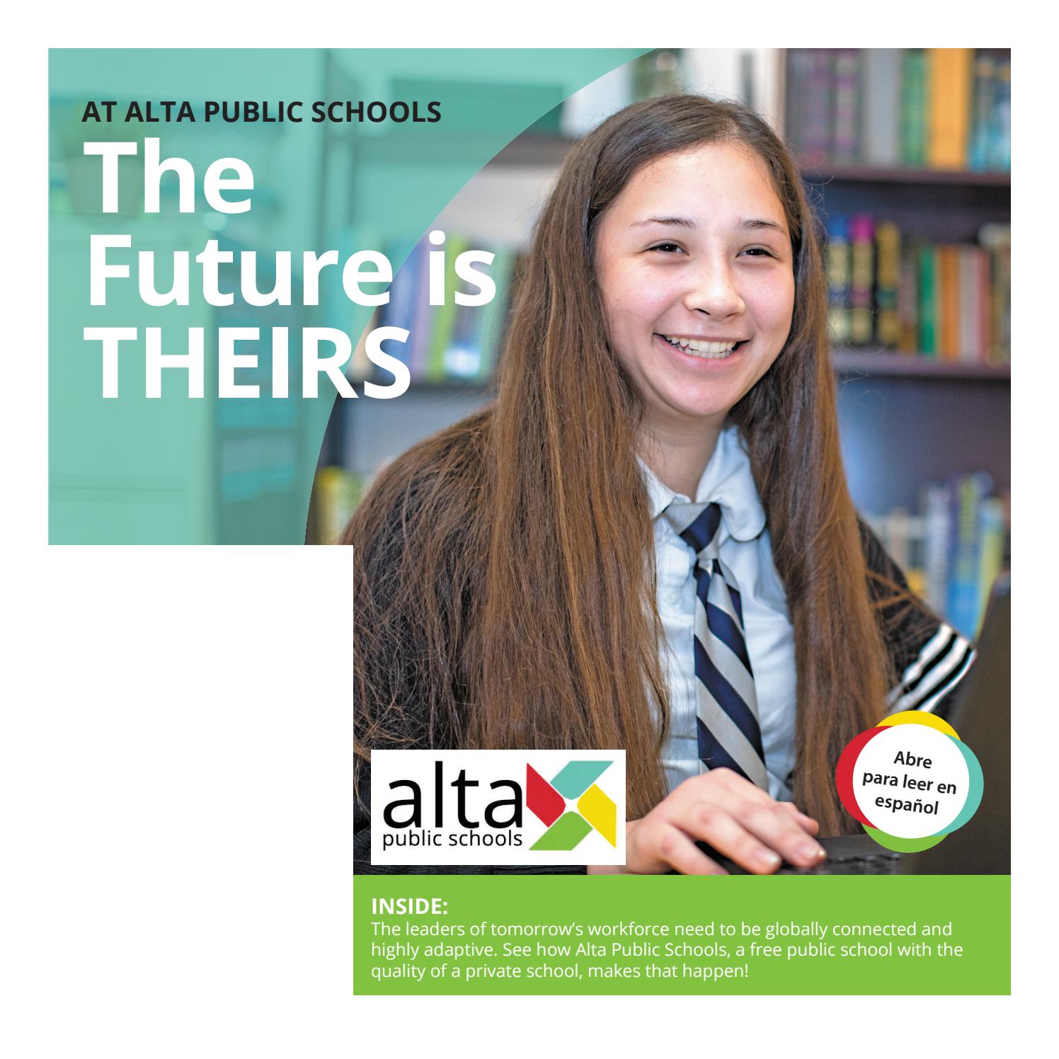 At Alta Public Schools The Future is Theirs by News & Review Issuu