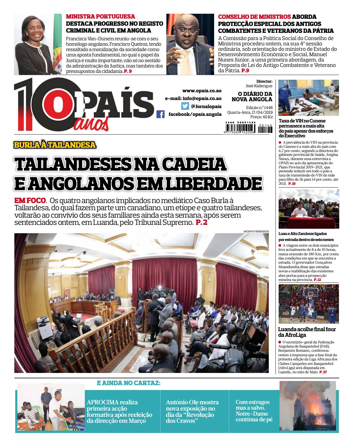 Jornal O País Edição N°1446 de 17/04/2019 by OPAÍS - Issuu