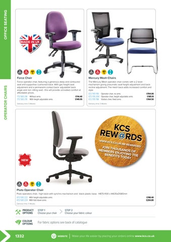 KCS 家具目录 2019/20 - 办公 坐具 第 5 页