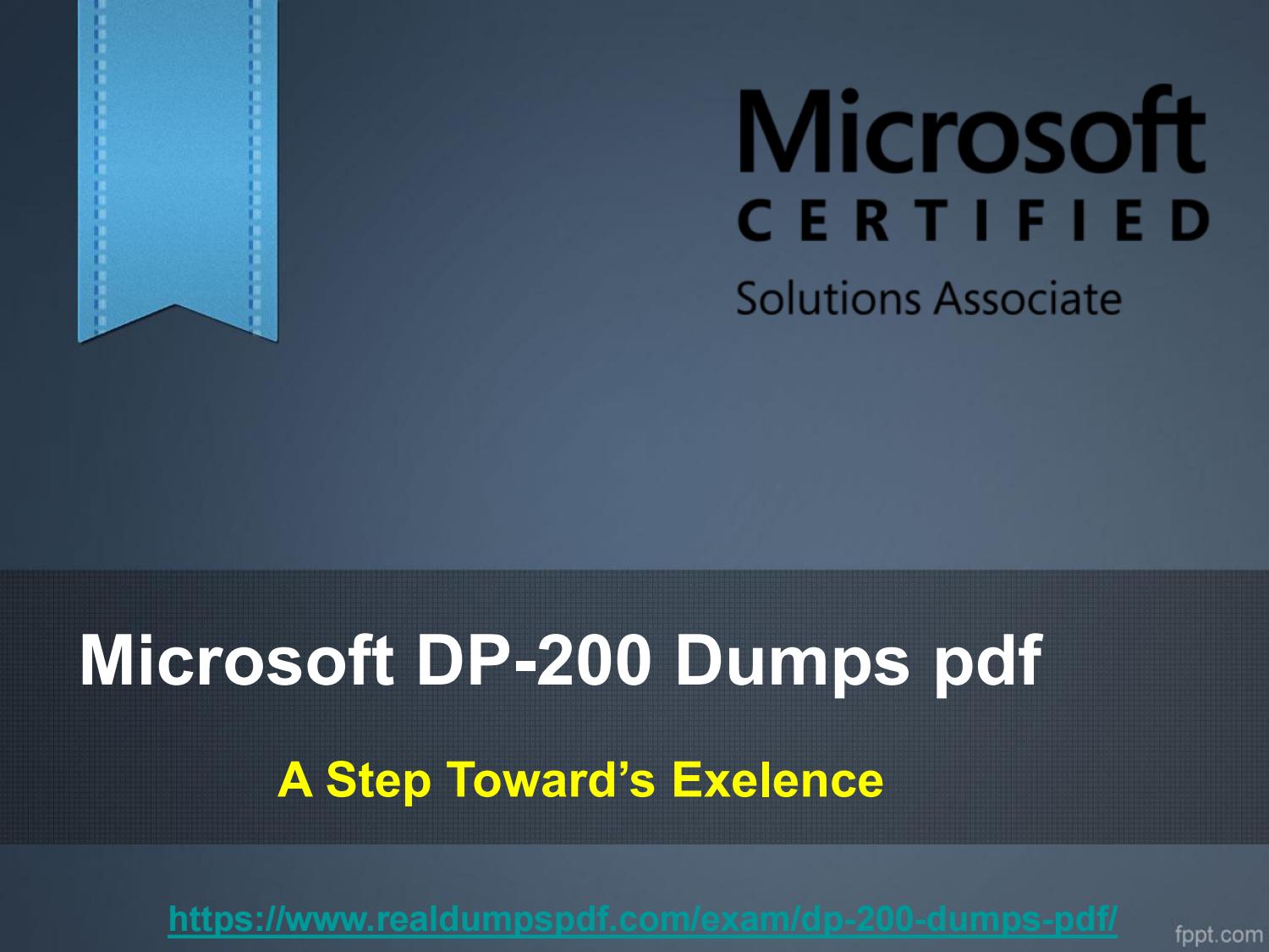 Microsoft DP-200 Dumps pdf ~ Get Best Results by jackie xong - Issuu