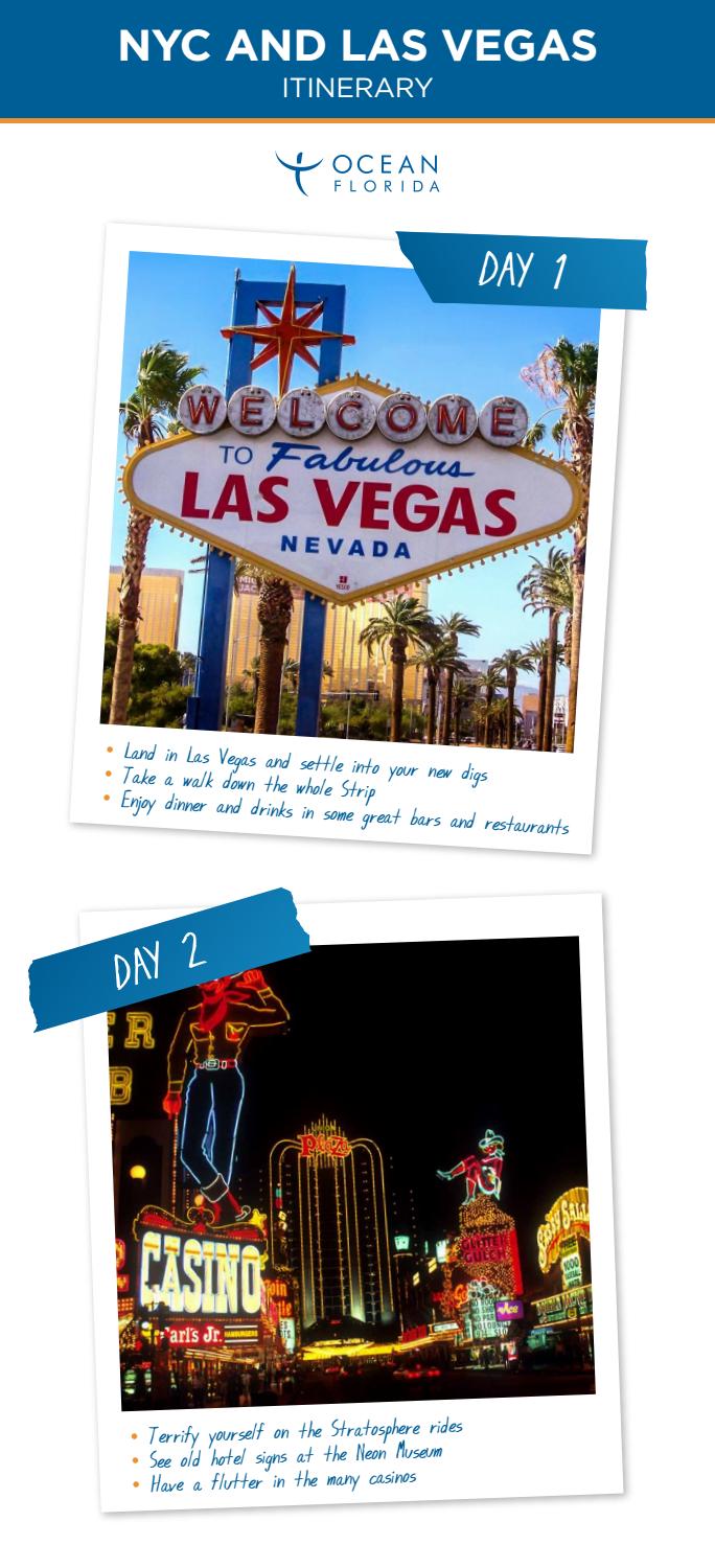 NYC and Las Vegas Itinerary by oceanholidays Issuu