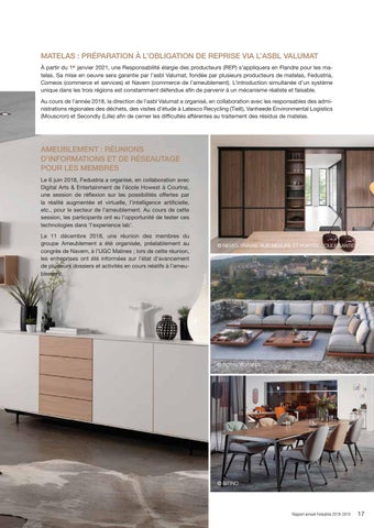 Rapport annuel Fedustria 2018-2019 第 21 页