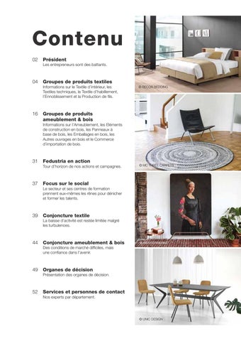 Rapport annuel Fedustria 2018-2019 第 5 页
