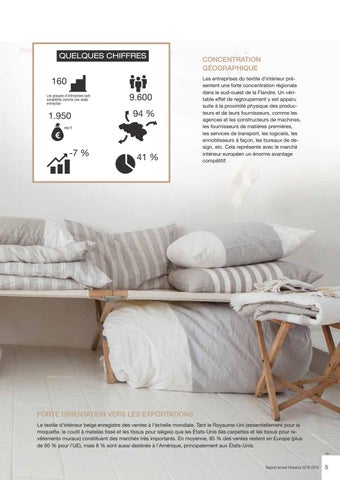 Rapport annuel Fedustria 2018-2019 第 9 页