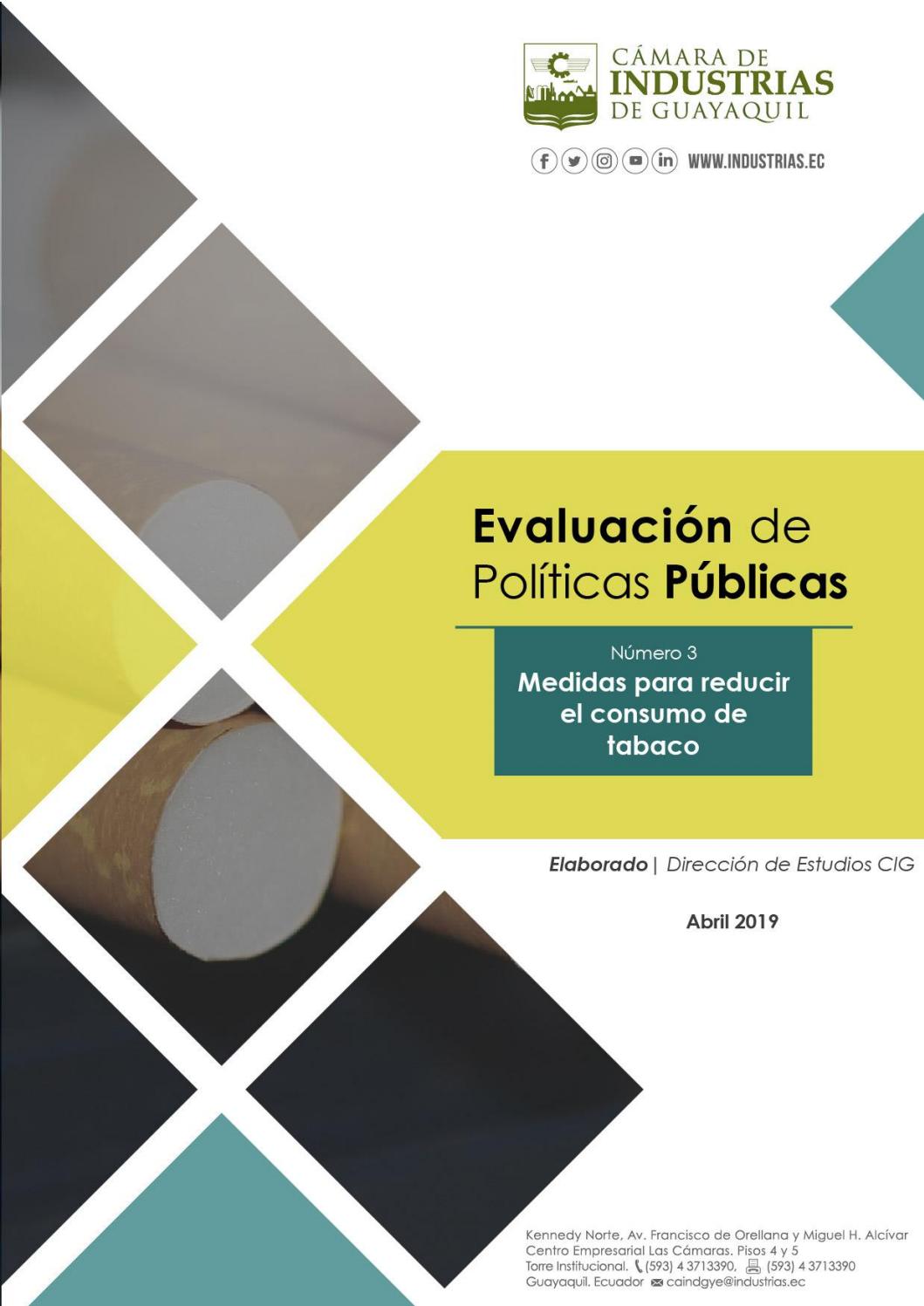 Reducir el tabaco