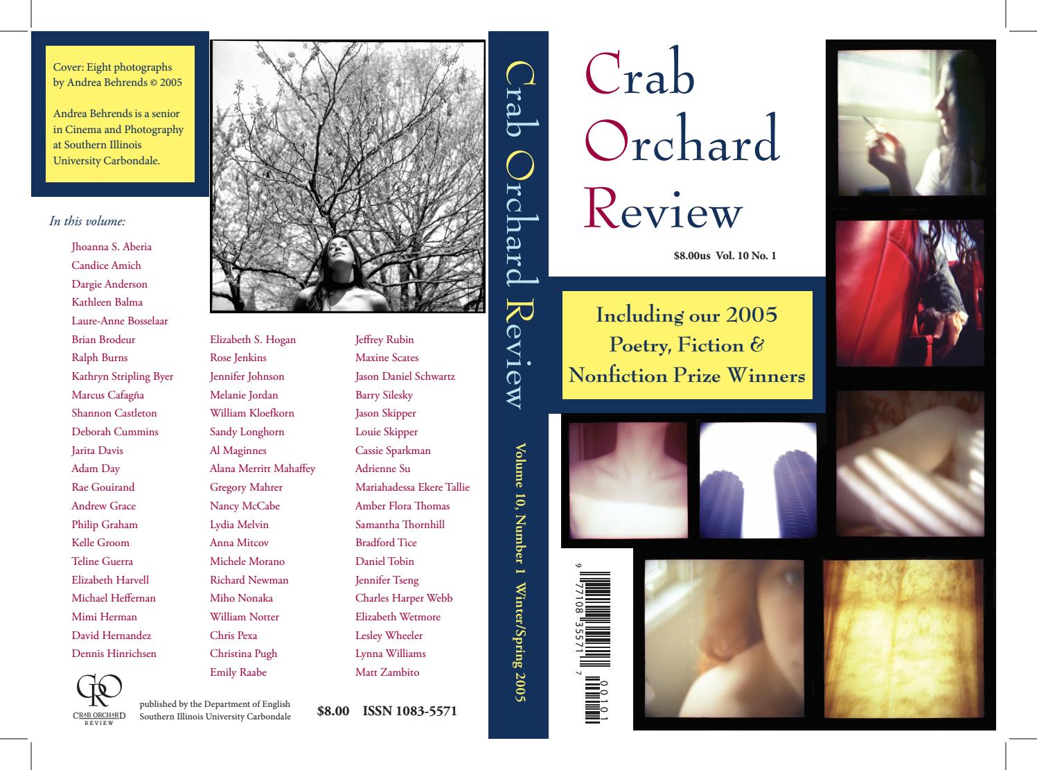 Crab Orchard Review Vol 10 No 1 W/S 2005 by Crab Orchard Review