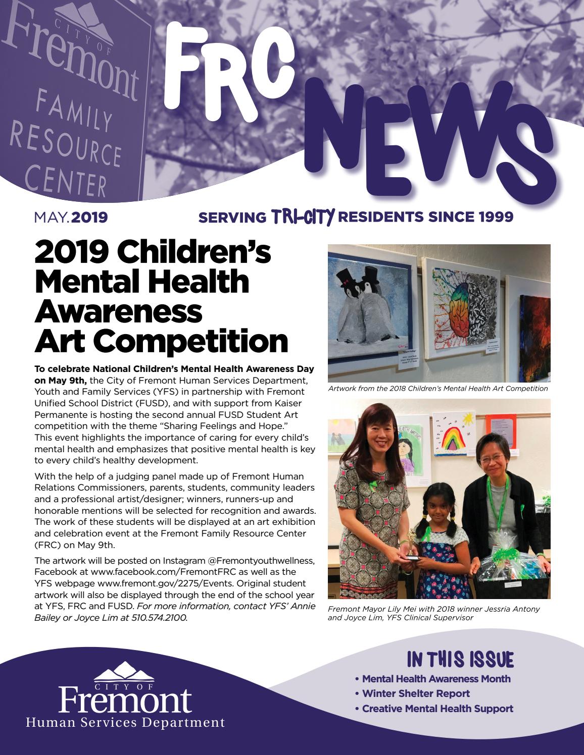 FRC News May 2019 by City of Fremont Human Services Department Issuu