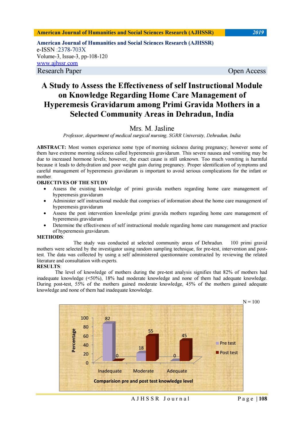 A Study to Assess the Effectiveness of self Instructional Module on ...