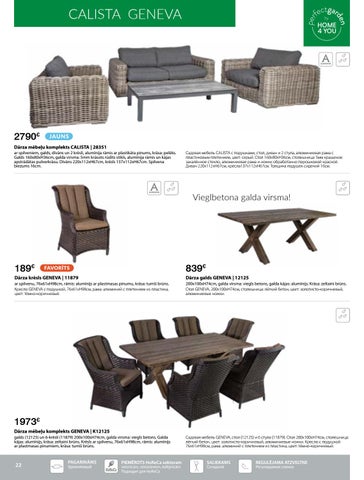 Home4you.ee 家具目录 · Dārza mēbeļu katalogs 第 22 页